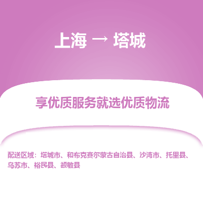 上海到塔城物流公司服务-物流专线快速准时「专业可靠」