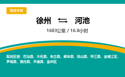 徐州到河池物流公司-徐州到河池专线物流